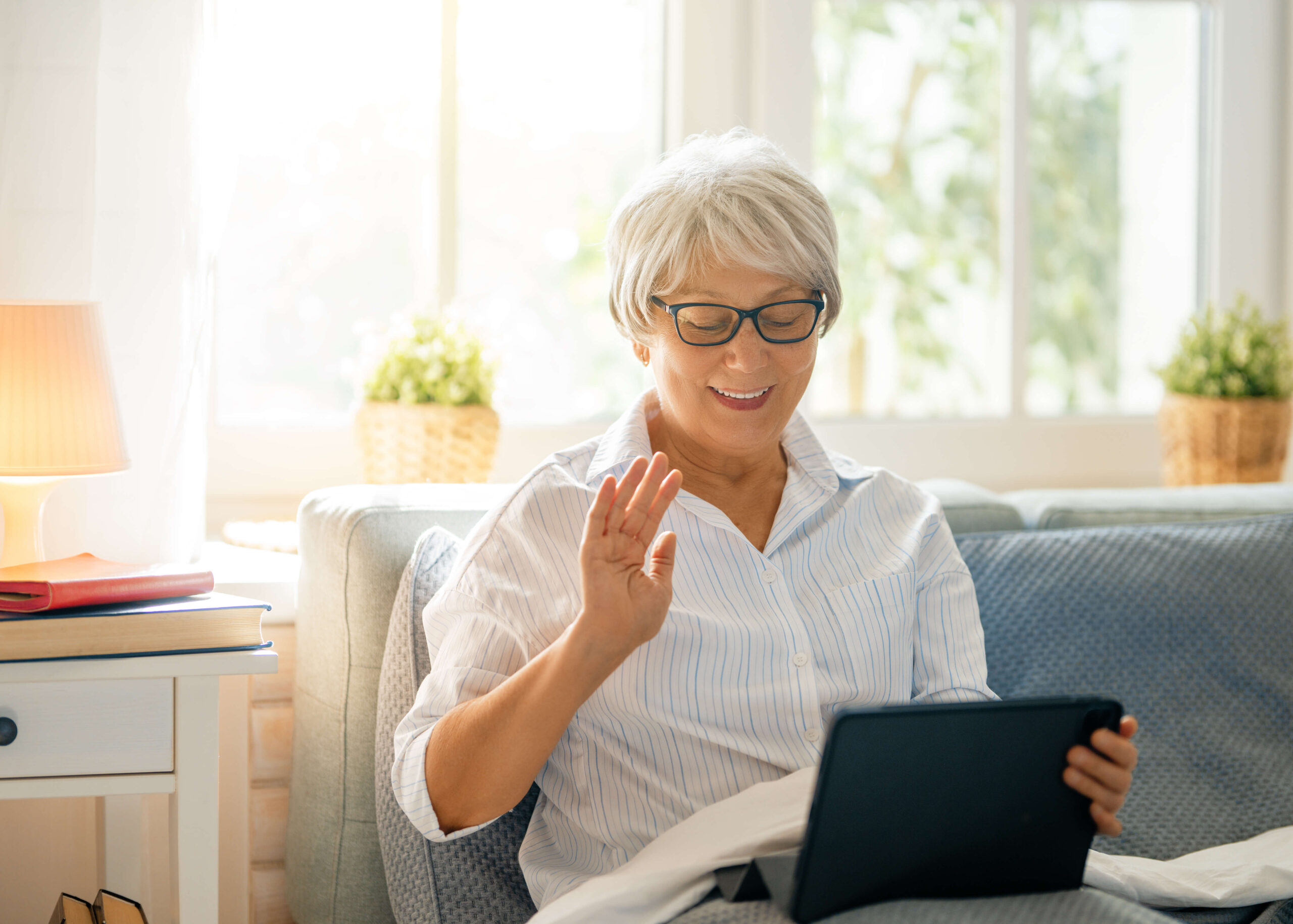 One-touch video communication tools help seniors combat social isolation and remain independent longer.